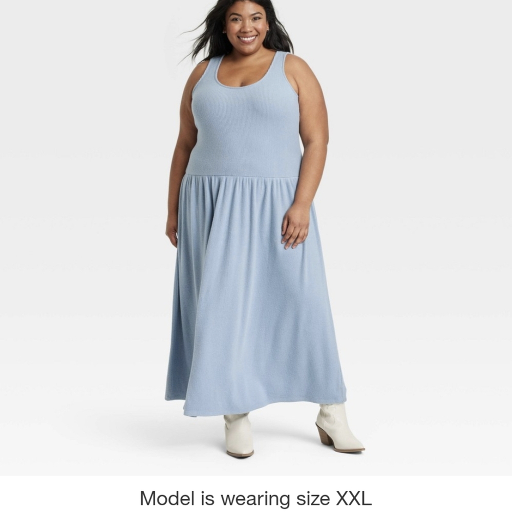 Women's Blue Maxi Dress
